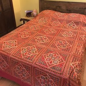 Handmade Indian bedspread